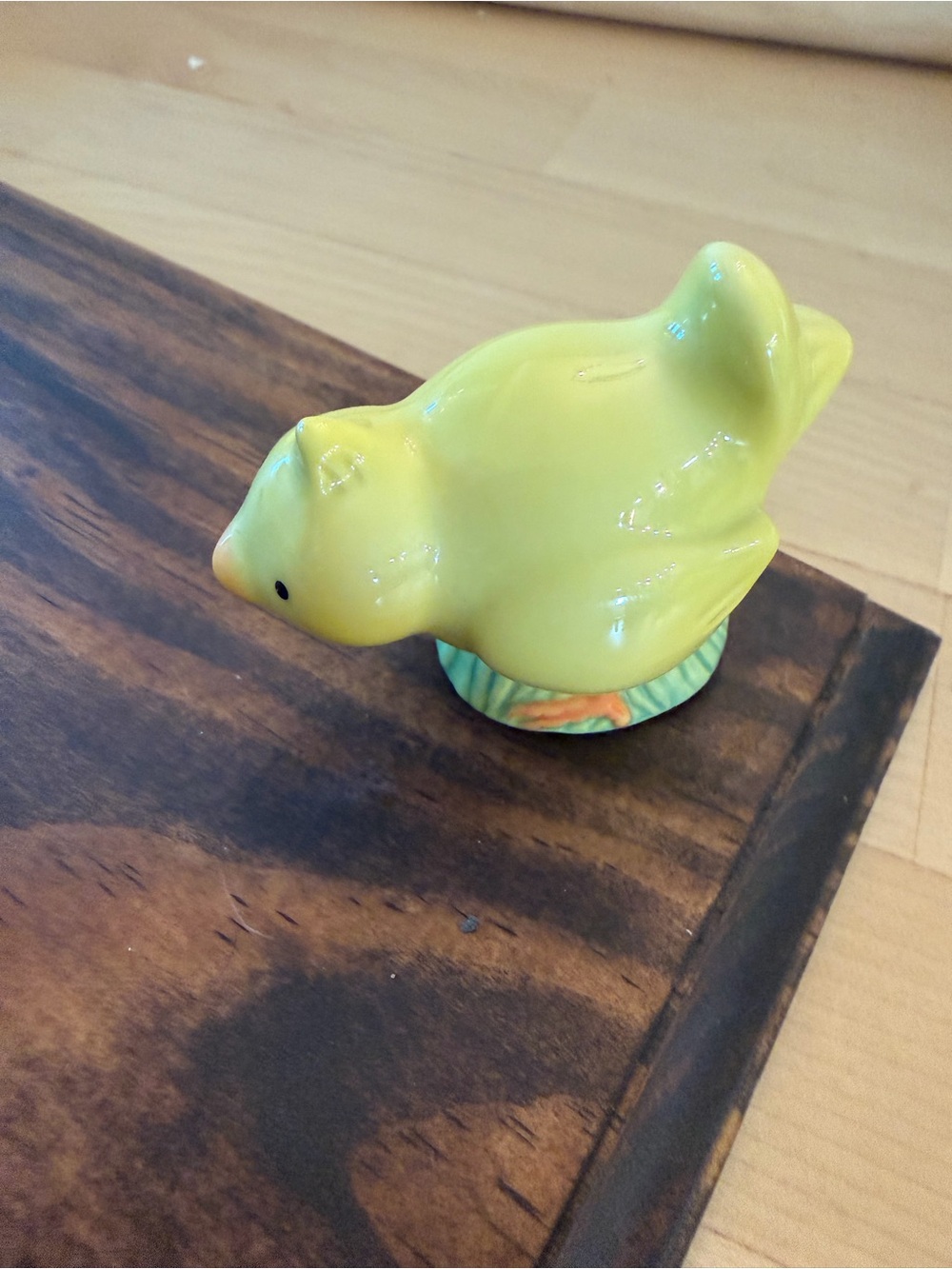 Nora Fleming Yellow Ceramic Chick Figurine